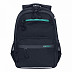 Рюкзак школьный GRIZZLY RB-154-3 /2 black/blue