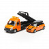 Модель автомобиля Bburago Street Fire Эвакуатор и Альфа Ромео Мито 18-31400 black/orange