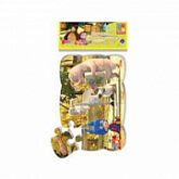 Пазлы на магните Vladi Toys А5 Маша и Медведь VT3205-51
