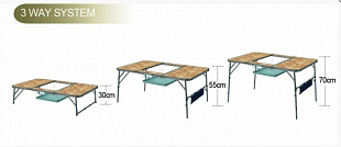 Стол Kovea Titan Slim 3Folding Bbq Table KN8FN0110