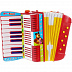 Музыкальная игрушка Simbat Toys Аккордеон Играем вместе Маша и медведь B88357-R2 
