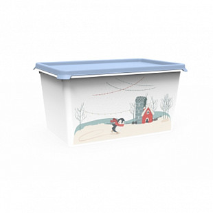 Ёмкость Berossi Christmas 6л cornflower ИК53761000