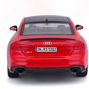 Машинка Bburago 1:24 Audi RS 5 Coupe (2019) (18-21090) red