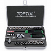 Набор головок Toptul 1/4 4-14 мм 3/16-9/16 Pro Line GCAD2902