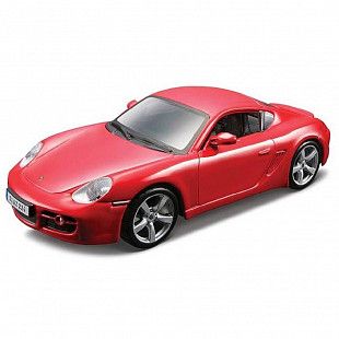 Коллекционная машина Bburago 1:32 Porsche Cayman S (18-43003) red