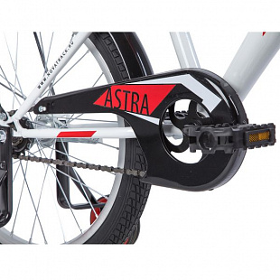Велосипед Novatrack Astra 20" (2019) White/Red 203ASTRA.WT9