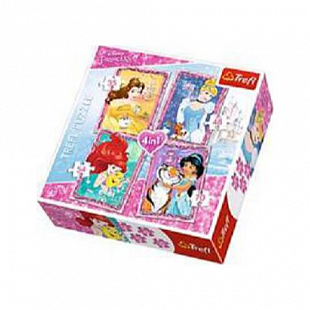 Пазл Принцессы С друзьями 34256