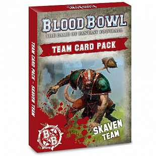 Карточная игра Games Workshop Warhammer Blood Bowl: Skaven Team Cards ENG