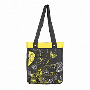 Сумка городская GRIZZLY MD-409-2 /1 black/yellow