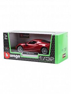 Машинка Bburago 1:32 Alfa Romeo 4C (18-43037) red