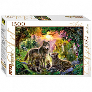 Пазлы Step Puzzle Волки 83046