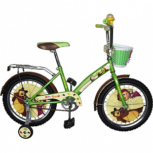 Велосипед Navigator Маша и Медведь 18" ВН18081 (2018) Green