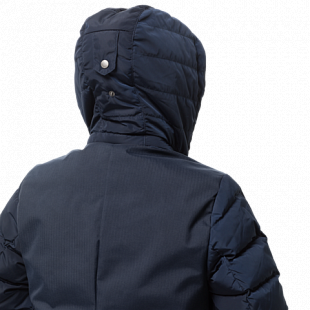 Пальто женское Jack Wolfskin Temple Hill Coat midnight blue