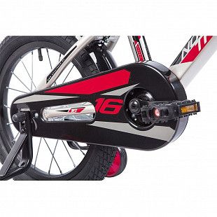 Велосипед Novatrack Lumen 16" (2019) 165ALUMEN.BN9 silver/red