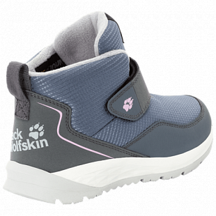 Полуботинки детские Jack Wolfskin Polar Wolf Low Vc K pebble grey / off-white