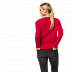 Пуловер женский Jack Wolfskin Winter Logo Sweatshirt W ruby red