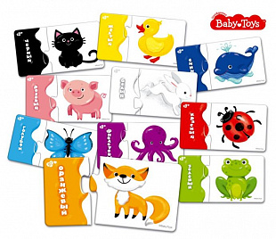 Пазлы макси парные Десятое Королевство Учим цвета 02515