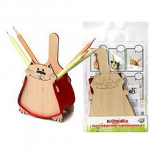 Игрушка конструктор-карандашница Кот зк11001