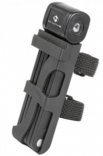Замок велосипедный M-Wave складной 875 мм black 5-230194