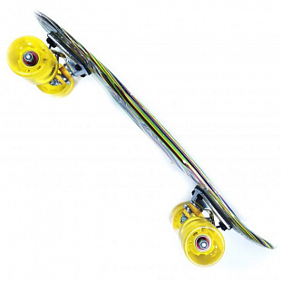 Penny board (пенни борд) Explore Launcher 22'' Striped Green