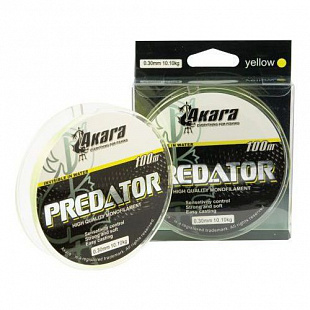 Леска Akara Predator Yellow 100 м