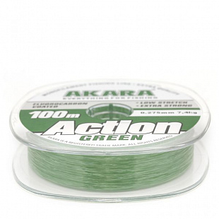 Леска Akara Action Mossgreen 100 м grey/green