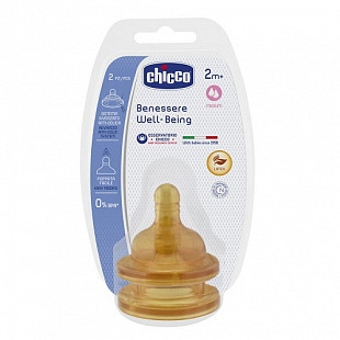 Соска Chicco Well-Being 2+ мес 2 шт 00020822200000