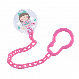 Прищепка для пустышки Canpol babies Игрушки 10/889 Pink