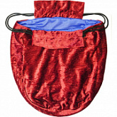 Чехол для мяча для художественной гимнастики бархат Red