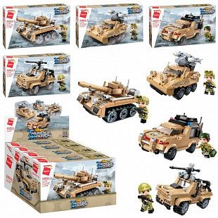 Конструктор Qman "Военный внедорожник" 22011-4