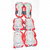 Роликовая защита Zez Sport 1531-111 red Роликовая защита Zez Sport 1531-111 red