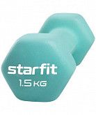 Гантель неопреновая Starfit DB-201 1,5 кг mint
