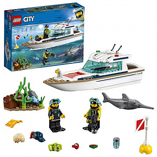 Конструктор LEGO City Яхта для дайвинга 60221