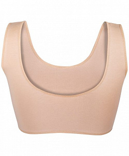 Топ-невидимка гимнастический Amely без рукавов AA-7043 beige