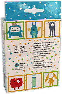 Настольная игра Muravey Games Мемори Монстрики ТК002