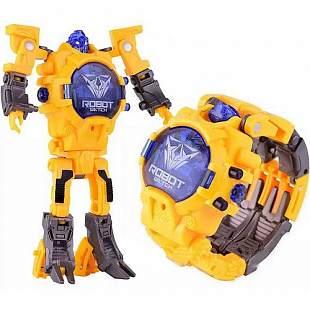 Робот-трансформер Часы yellow