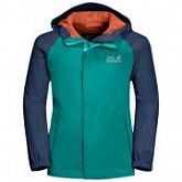 Куртка детская Jack Wolfskin Tucan Jacket Kids green ocean