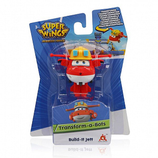 Мини-трансформер Super Wings Команда Строителей Джетт EU730011