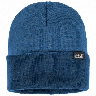 Шапка мужская Jack Wolfskin Rib Hat indigo blue 1903891-1130559
