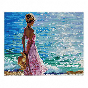 Алмазная живопись Picasso "Блеск морской волны" PD4050049