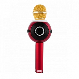 Колонка с функцией Караоке Микрофона Wster WS-878 red
