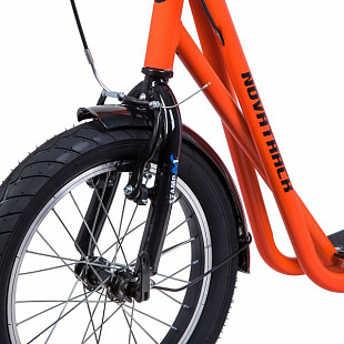 Самокат внедорожный Novatrack City Line Neon Orange 16/12" 16STAMPN1CL.OR8