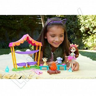 Игровой набор Enchantimals Кемпинг в саванне (GTM46 GTM33)