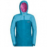 Куртка детская Jack Wolfskin Saana Jacket Girls blue reef