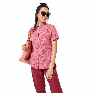 Рубашка женская Jack Wolfskin Matata Print Shirt W rose quartz all over