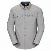 Рубашка мужская Jack Wolfskin Mosquito Safari Shirt Men grey