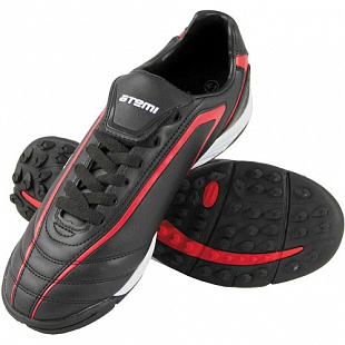 Бутсы футбольные Atemi TURF black/red SD500