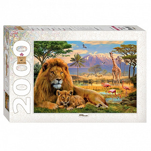 Мозаика Step Puzzle Лев 2000 84028