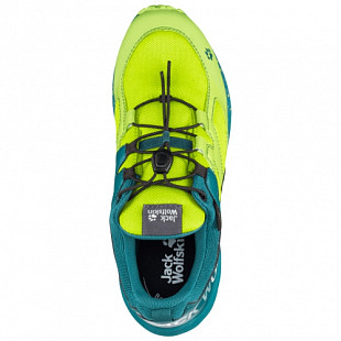 Водонепроницаемые кроссовки детские Jack Wolfskin Unleash 2 Speed Texapore Low K lime / dark green