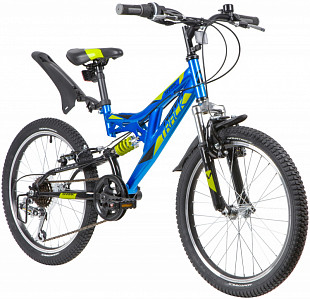 Велосипед Novatrack Shark 20" (2020) 20SS6V.SHARK.BL20 blue